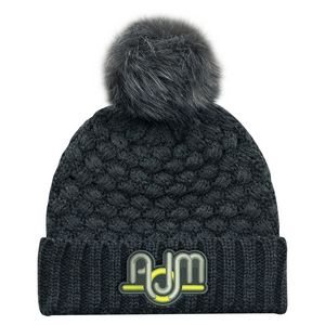 [9L580L] Women's Bubble Knit Cuff Toque