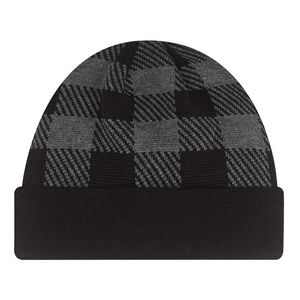 [9N555M] Acrylic Cuff Lumber Jack Cap