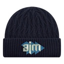 Jacquard Cable Knit Cuff Toque