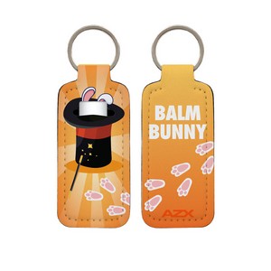[LIPBHOLD-FC] Full Color Neoprene Lip Balm Sleeve Pocket Keychain