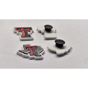 [CHARMS-2D-HT] 2D Custom-Molded Clog Shoe Charms With Heat Transferred Imprint