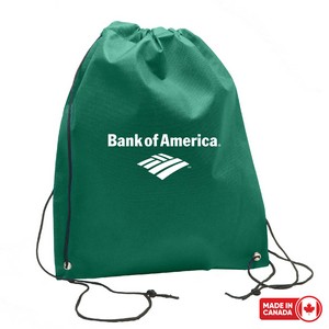Non-Woven Drawstring Backpack Bag w/ Next Day Rush Service