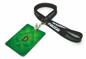 [PASS2542PRM-30] 2.5" x 4.25" Premium Laminate Cardstock Lanyard Card - 30 mil