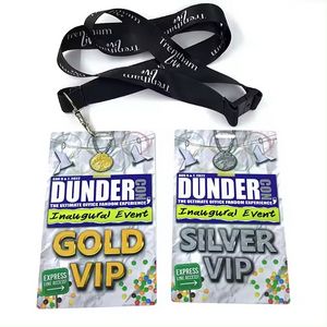[PASS3050PRM-30] 3" x 5" Premium Laminate Cardstock Lanyard Card - 30 mil
