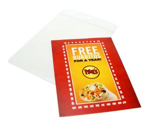 2 3/4"x3 3/4" Pouch Insert Badge Card (Style 333)