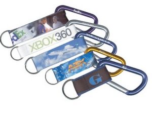 [CAR-FOB-4C] Laser Engraved Carabiner w/ 4-Color Key Fob