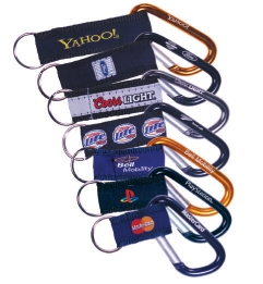 [CAR-FOB-CUST] Laser Engraved Carabiner w/ Custom Trim Key Fob