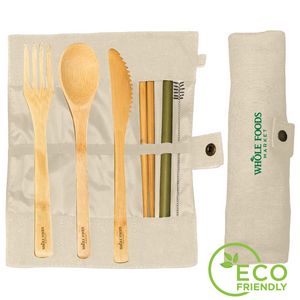 [CUTLERYSET-BAM] Bamboo Cutlery Set