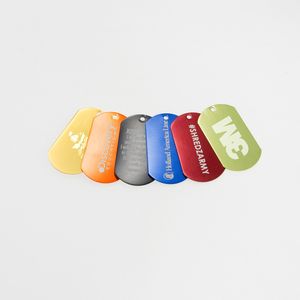 [DOGTAGLE] Laser Engraved Ball Chain Dog Tag