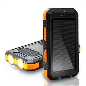 [PWRBNK-SLR-8000] Solar Power Bank with LED Flashlight