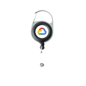 [REELM-CAR-4C] Full Color Carabiner Badge Reel