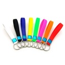 Debossed Silicone Keychain