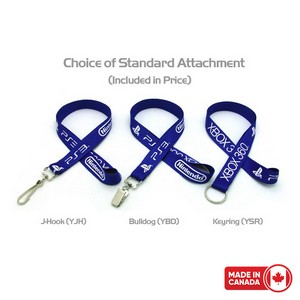 3/4" Silkscreened Flat Lanyard w/ a Key Ring