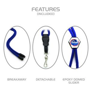 [XTRM-CRD] Extreme Cord Lanyard w/ Epoxy Dome