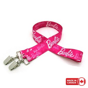 [4-SUBL-10-YB2] 1" Digitally Sublimated Lanyard w/ Double Standard Attachment
