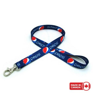 [4-SUBL-12-YDS] 1/2" Digitally Sublimated Lanyard w/ Deluxe Swivel Hook