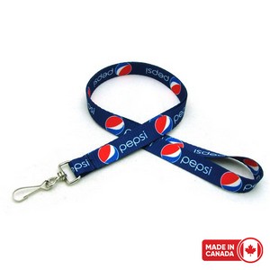 [4-SUBL-12-YJH] 1/2" Digitally Sublimated Lanyard w/ J Hook