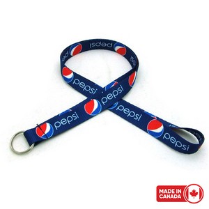 [4-SUBL-12-YSR] 1/2" Digitally Sublimated Lanyard w/ Keyring