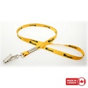 3/8" Digitally Sublimated Lanyard w/ Bulldog Clip