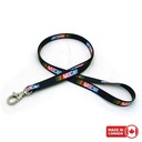 3/8" Digitally Sublimated Lanyard w/ Deluxe Swivel Hook