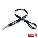3/8" Digitally Sublimated Lanyard w/ J Hook