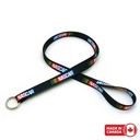 3/8" Digitally Sublimated Lanyard w/ Keyring