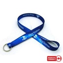 5/8" Digitally Sublimated Lanyard w/ Keyring