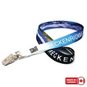 Digitally Sublimated QR Lanyard w/ Keyring