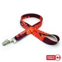 Digitally Sublimated Lanyard w/Bulldog Clip