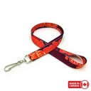 Digitally Sublimated Lanyard w/ J Hook