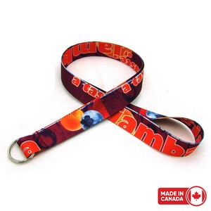 Digitally Sublimated Lanyard w/Key Ring