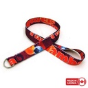 Digitally Sublimated Lanyard w/Key Ring