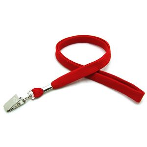 [911-TUBERED-B] Blank Tubular Style 911 Lanyard w/ Bulldog