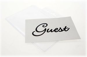 [CARD355] 3 3/8"x2 1/4" Pouch Insert Badge Card (Style 355)