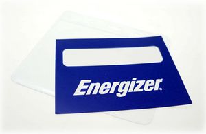 [CARD555] 4"x3 1/4" Pouch Insert Badge Card (Style 555)
