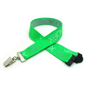 [COARSE-1-SEW] 1" Detailed Coarse Weave Lanyard w/ Sew on Breakaway