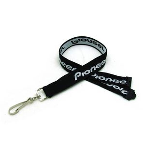 [COARSE-34SEW] 3/4" Detailed Coarse Weave Lanyard w/ Sew on Breakaway