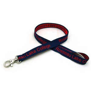 [COARSE-58YDS] 5/8" Detailed Coarse Weave Lanyard w/ Deluxe Swivel Hook