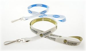 [COARSE-58YJH] 5/8" Detailed Coarse Weave Lanyard w/ J Hook