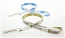5/8" Detailed Coarse Weave Lanyard w/ J Hook
