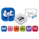 Printed Square Packed Earbuds