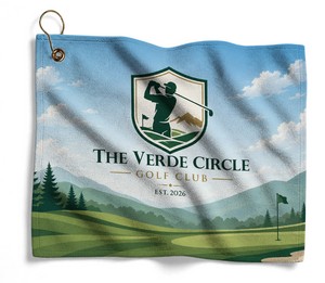 [GCFC-1518-D] Full Color Sublimated Golf Towel - 15"x18" (Domestic)