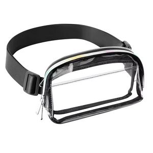 [LLBELTBAG-CLEAR] Clear PVC Crossbody Belt Bag