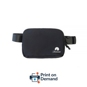 [LLBELTBAG-PLASTIC-POD] LL Crossbody Belt Bag Fanny Pack With Plastic Zipper (Print On Demand)