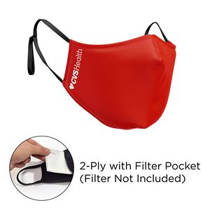[MASK-COTTON-3DNP2PW-AD] Mask - 3D (No Piping) 2 Ply With Pocket Cotton Silkscreened Adjustable Ear Adult