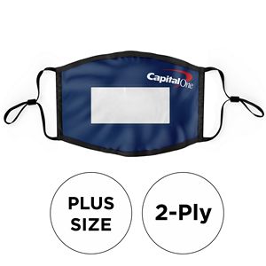 [MASK-COTTON-WIN2PPLUS-AD] Mask with PVC Window 2 Ply Cotton Adjustable Ear Plus Size