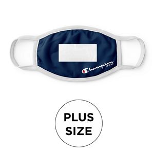 Mask with PVC Window 2 Ply Cotton Fixed Plus Size
