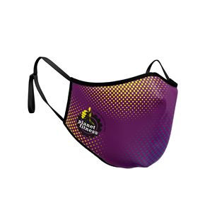 [MASK-POLYSUBL-3D2PYOU-AD] Mask - 3D 2 Ply Full Color Polyester Adjustable Ear Youth Size