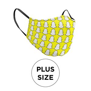 [MASK-POLYSUBL-3DNP2PPLUS] Mask - 3D (No Piping) 2 Ply Full Color Polyester Fixed Ear Plus Size