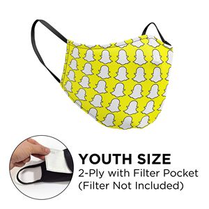 [MASK-POLYSUBL-3DNP2PWYOU] Mask - 3D (No Piping) 2 Ply With Pocket Full Color Polyester Fixed Ear Youth